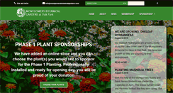 Desktop Screenshot of montgomerybotanicalgardens.com